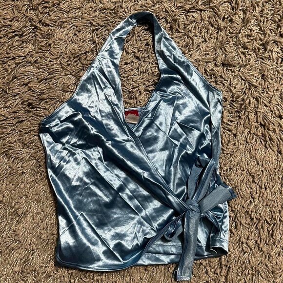 Y2K Vintage Halter Top Size L - Picture 1 of 5